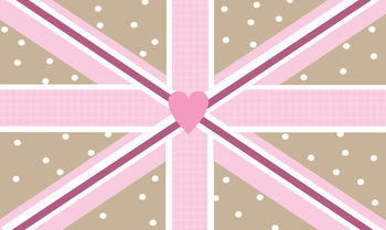 Pink Union Flag Magnetic Noticeboard, 2 of 3