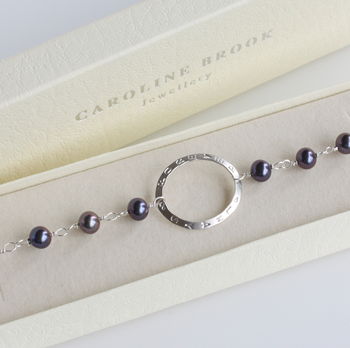 Handmade Personalised Pearl Bracelet, 8 of 8