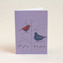 Two Birds Lilac Card, thumbnail 1 of 2