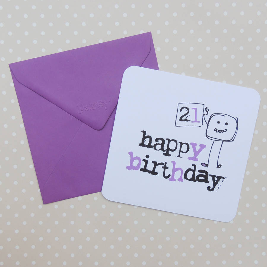 Personalised Age Birthday Card By Parsy Card Co | notonthehighstreet.com