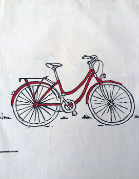 Amsterdam Bike Tote Personalised Shopper Bag, 5 of 12
