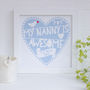 Personalised My Grandmother Is…Framed Print, thumbnail 3 of 7