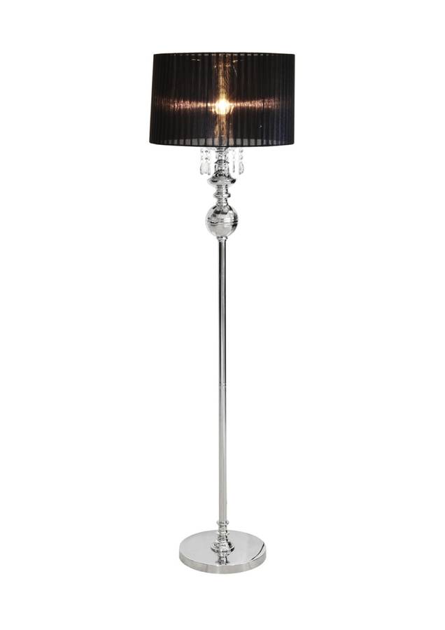 Crystal Shaded Chandelier Floor Lamp By The Luxe Co ...