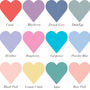 Personalised Christening Heart Print, thumbnail 5 of 7