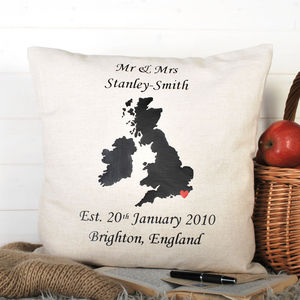 4th Wedding Anniversary Gifts Linen Gift Ideas Anniversary Gift And Wedding Location Cushion 4th Linen