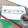 'Happy Birthday, You Old Dinosaur' Funny Card, thumbnail 3 of 6