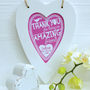 Personalised Thank You Framed Heart, thumbnail 1 of 3