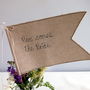 Here Comes The Bride Wedding Flag, thumbnail 9 of 10