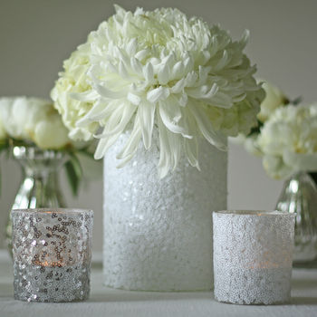 Sequin Candle Holders And Vases, 2 of 5