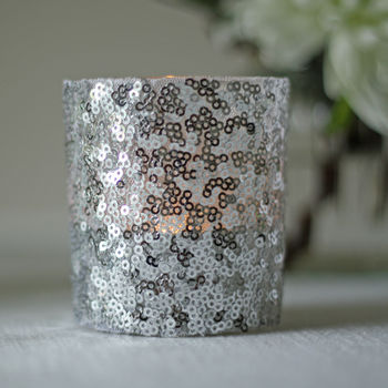 Sequin Candle Holders And Vases, 4 of 5
