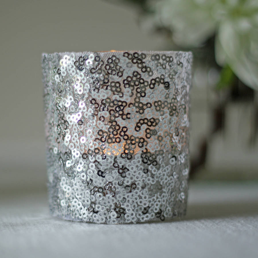 Sequin Candle Holders And Vases By The Wedding of my Dreams ...