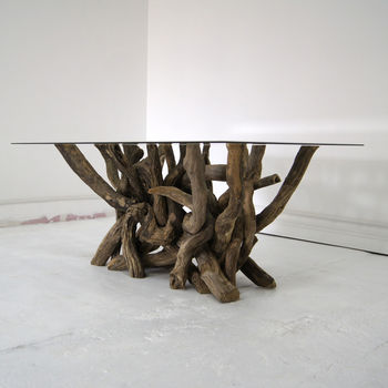 Rectangular Driftwood Dining Base To Seat Up To Eight, 4 of 5