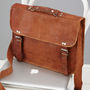 Vintage Style Leather Laptop Bag, thumbnail 3 of 8
