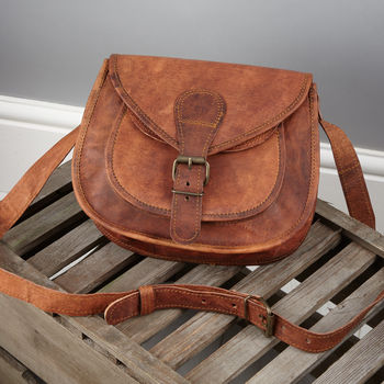 Personalised Vintage Saddle Bag Small, 3 of 12