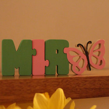 Personalised Wooden Name Jigsaw, 4 of 6