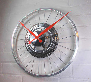 Bike Sprocket Wheel Clock Small, 2 of 2
