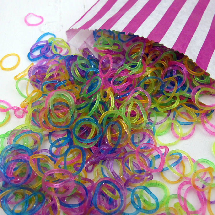 World Of Imagination Loom Bands Glitter By Chips & Sprinkles 