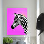 Gleaming Zebra, Canvas Art, thumbnail 3 of 4