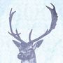 Stag Blue, Canvas Art, thumbnail 3 of 3