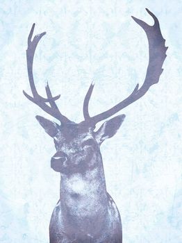 Stag Blue, Canvas Art, 3 of 3