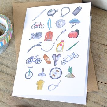 Cycling Alphabet Card, 2 of 5