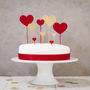 Heart Cake Topper Set, thumbnail 6 of 7