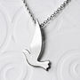 Sterling Silver Dove Necklace, thumbnail 1 of 5