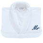 Personalised Verona White Towelling Dressing Gown, thumbnail 1 of 5