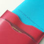 Leather Passport Sleeve With Notebook, thumbnail 5 of 11