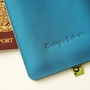 Leather Passport Sleeve With Notebook, thumbnail 8 of 11