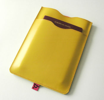 Leather Passport Sleeve With Notebook, 2 of 11