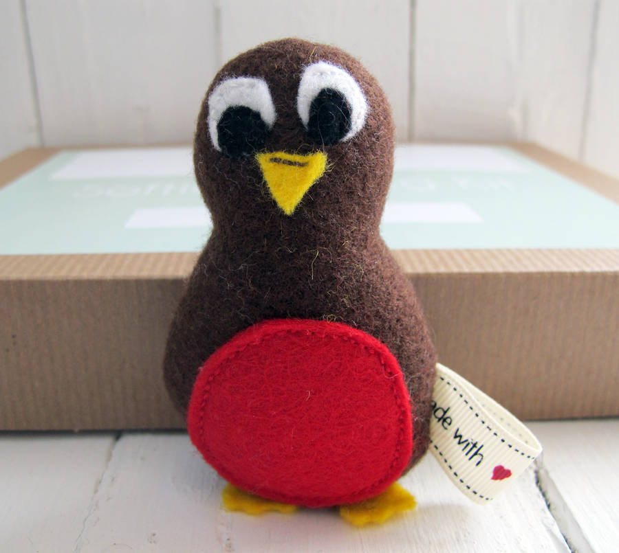 robin stuffed toy