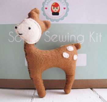 Make Your Own Deer Softie Toy Sewing Kit, 2 of 5