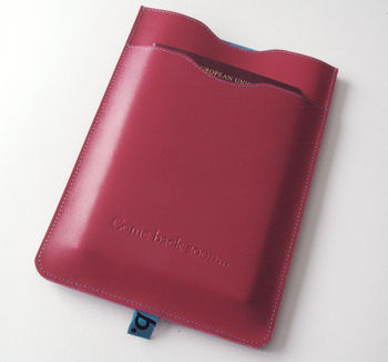 Leather Passport Sleeve With Notebook, 6 of 11