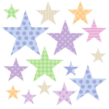 Childrens Star Wall Stickers, 2 of 3