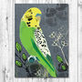 Green Budgie Notebook, thumbnail 1 of 3