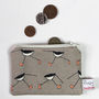 Oyster Catcher Small Zipped Purse, thumbnail 1 of 1