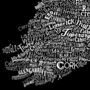 Typographic Map Of Ireland, thumbnail 3 of 4