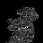 Typographic Map Of Ireland, thumbnail 2 of 4