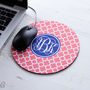 Personalised Clover Mouse Mat Round, thumbnail 1 of 9