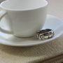 Steampunk Sterling Silver Ring With Hearts Wide, thumbnail 4 of 6