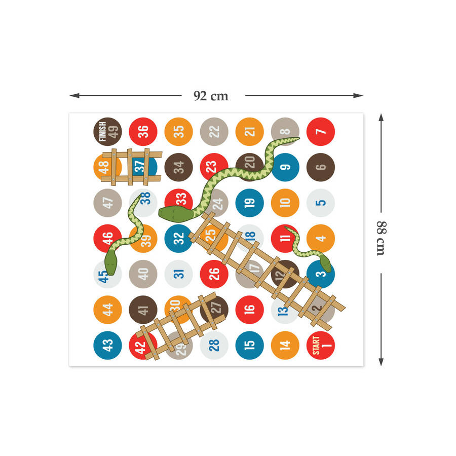 Snakes And Ladders Game Wall Stickers By The Binary Box
