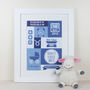 Personalised New Baby Print, thumbnail 1 of 5