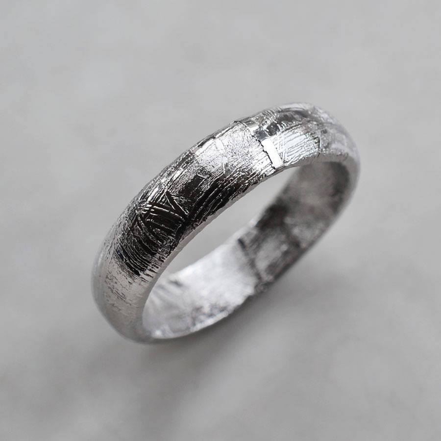 Meteorite Ring Band By Martha Jackson Sterling Silver ...