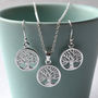 Sterling Silver Tree Of Life Necklace, thumbnail 3 of 8