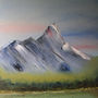 Mountain High, Original Oil Painting, thumbnail 1 of 4