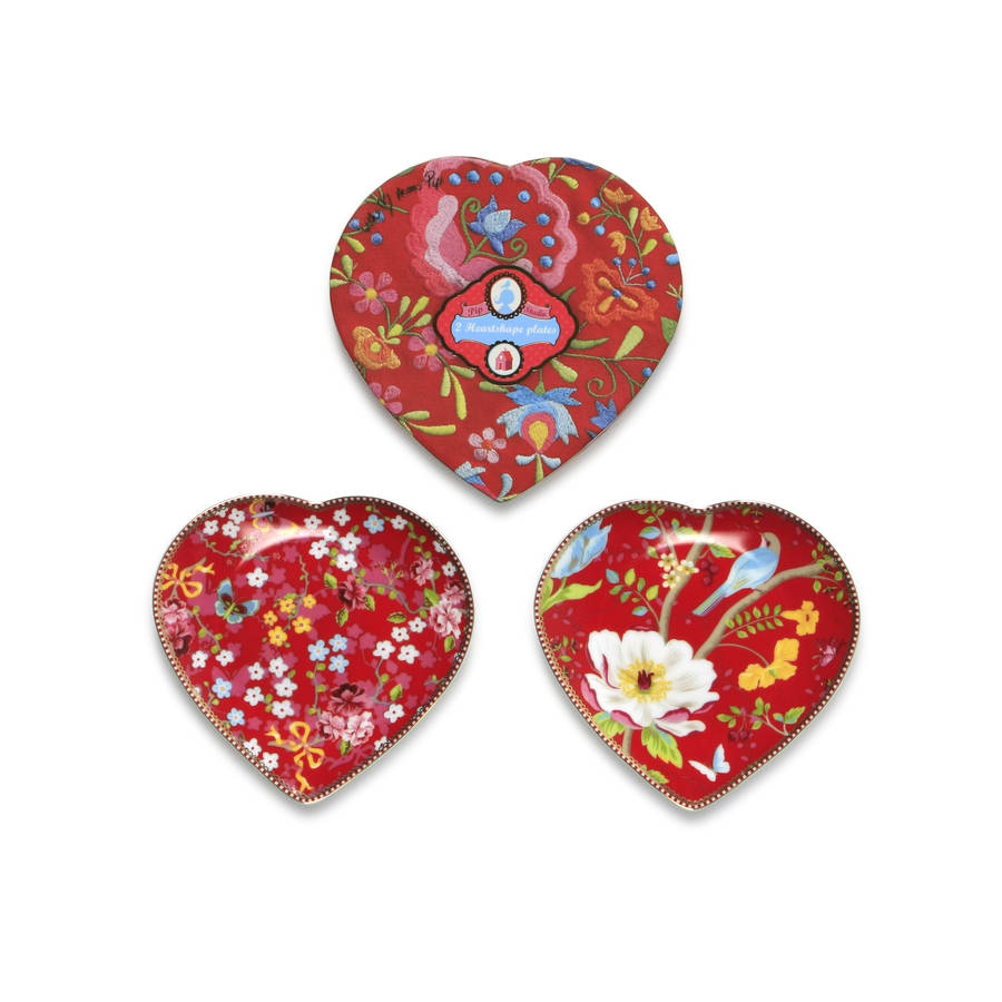 Brand New Small Red Heart Shaped Plates By Fifty one percent