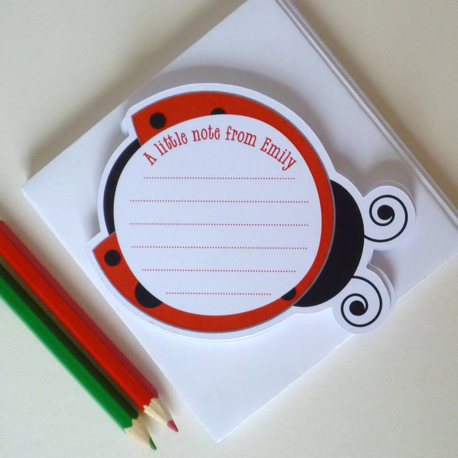 Image of 12 Ladybird Notelets