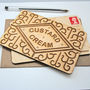 Custard Cream Biscuit Wooden Postcard, thumbnail 1 of 5