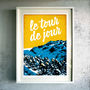 'Le Tour De Jour' Fine Art Giclée Cycling Print, thumbnail 1 of 1